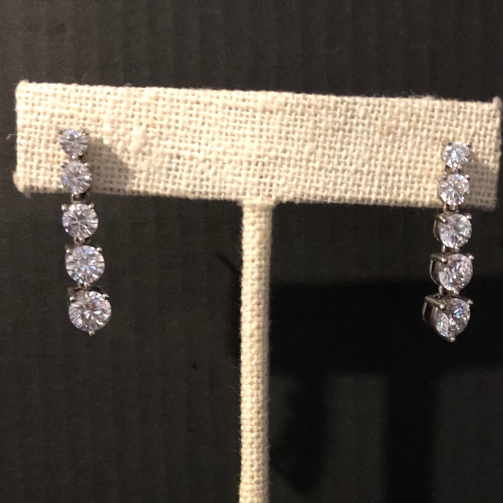 Touchstone Crystal Everlasting Zirconia Earrings